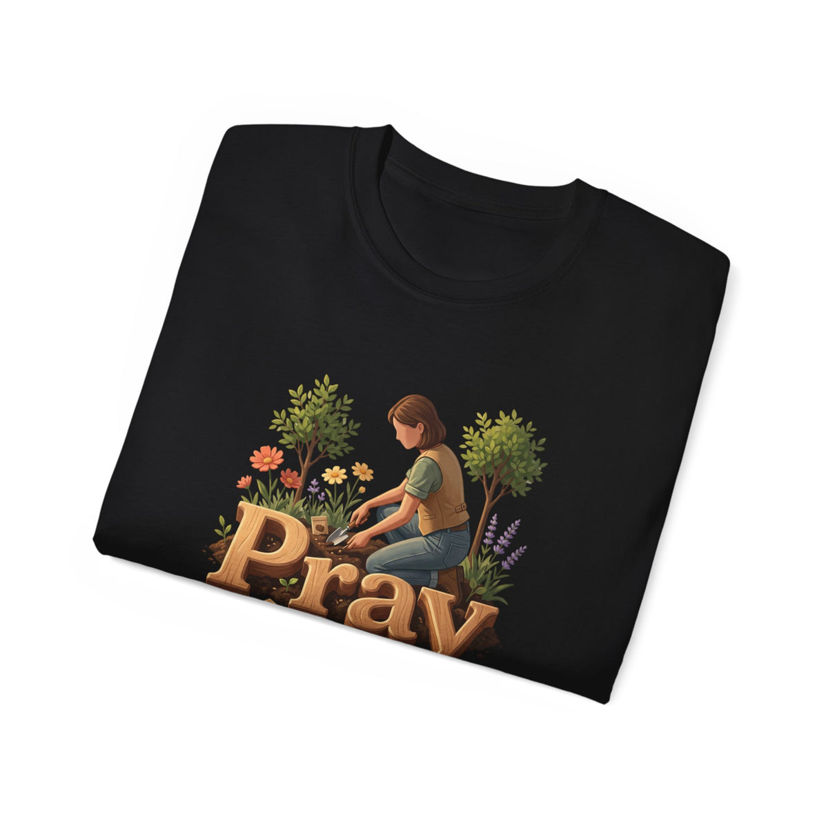 Pray Graphic Tee — Unisex Cotton T-Shirt