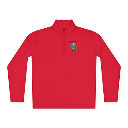 "Breastplate of Righteousness" Quarter-Zip Pullover — Unisex Graphic Sweatshirt