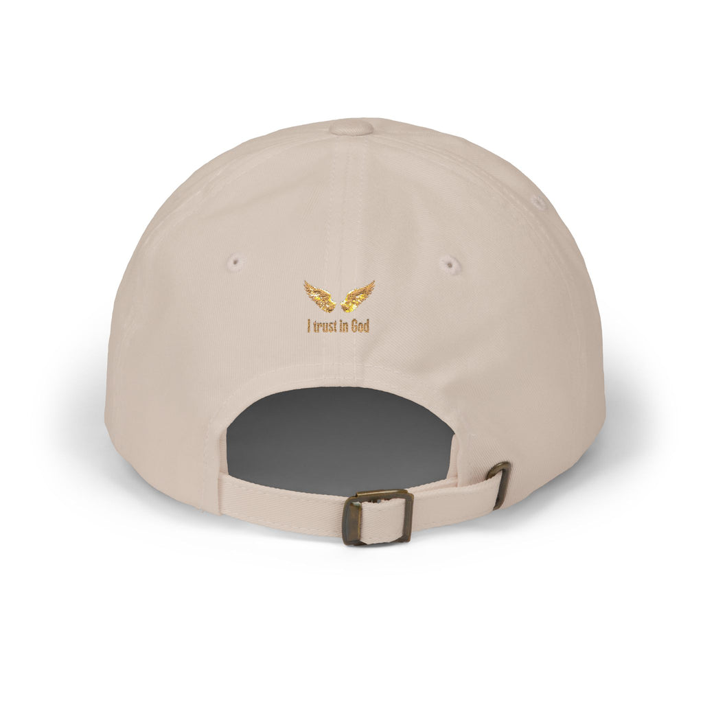 I Trust in God Dad Cap — Gold Wing