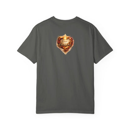 "Love Is Eternal" Heart Graphic Tee — Unisex 1 Corinthians 13 T-Shirt
