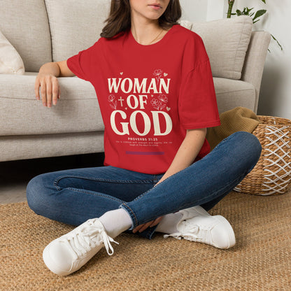 Woman of God Inspirational T-Shirt — LOVE Graphic Tee
