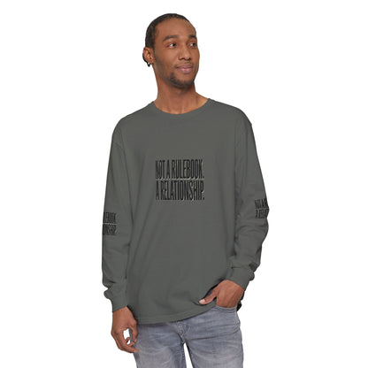 Mercy Manna Not a Rulebook a Relationship Long Sleeve T-Shirt