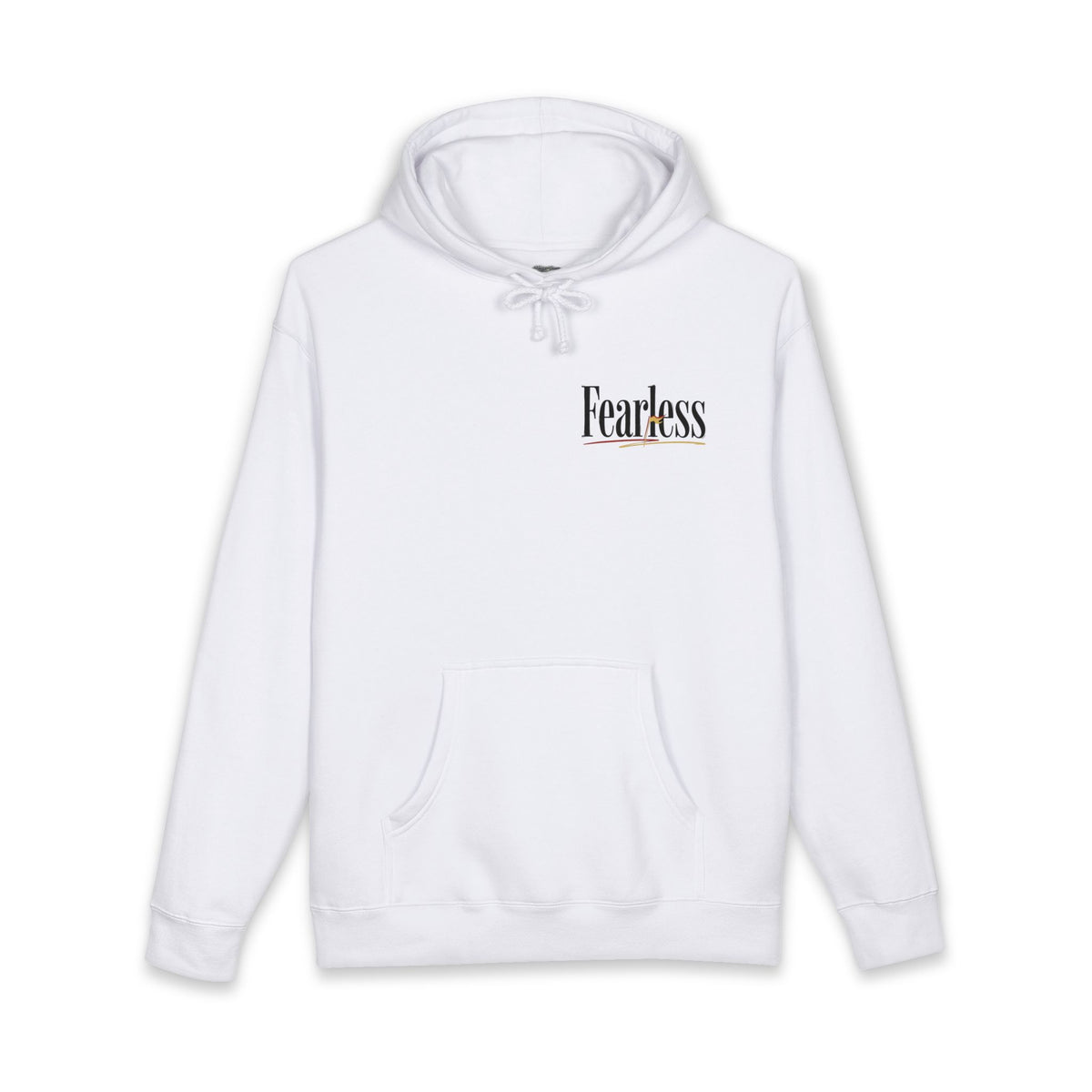 Fearless Script Graphic Hoodie — Unisex Pullover