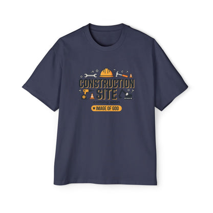 Construction Site Tee — "Coming Soon: Image of God" Graphic T-Shirt