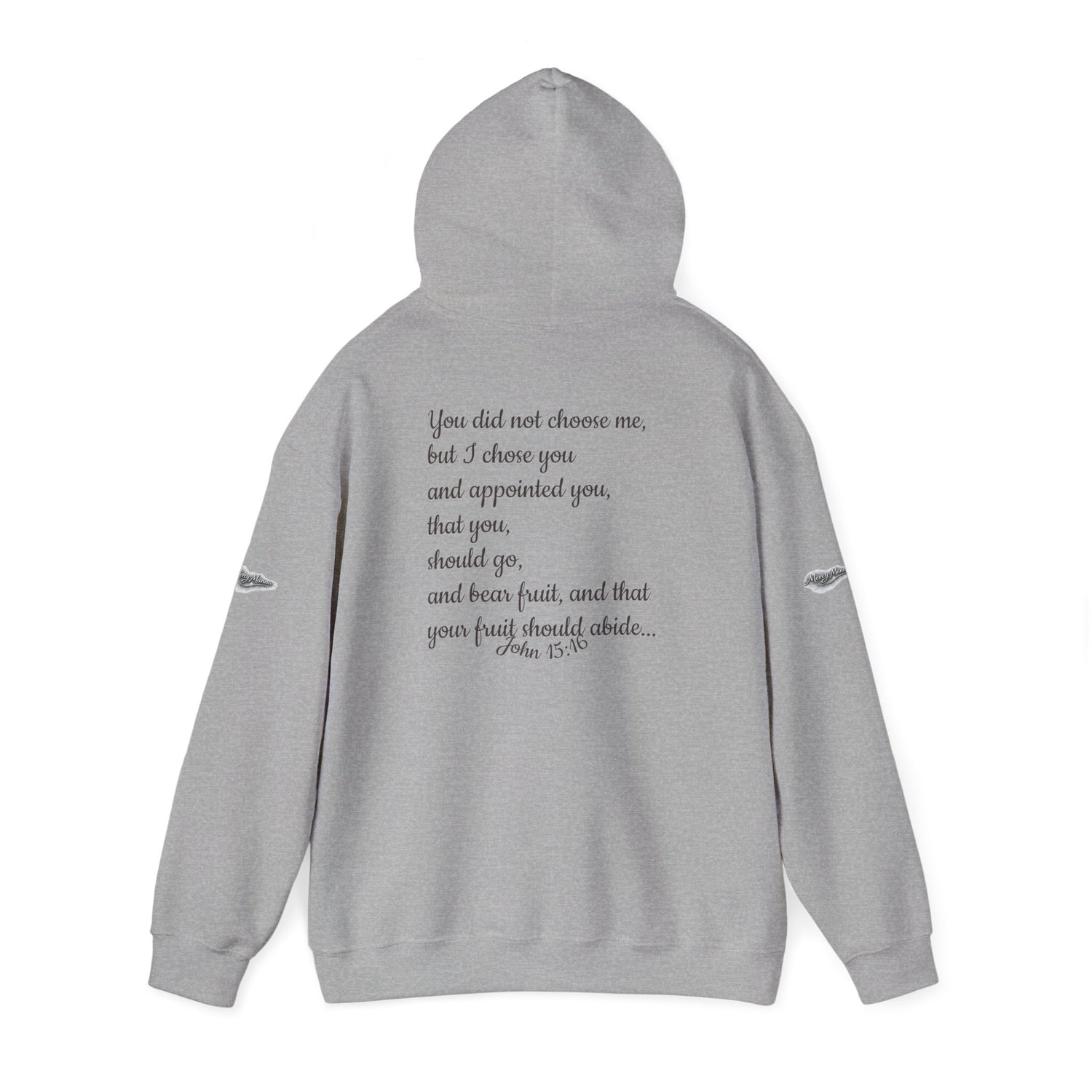 "Chosen &amp; Set Apart" Olive Leaf Graphic Pullover Hoodie — Unisex Sweatshirt
