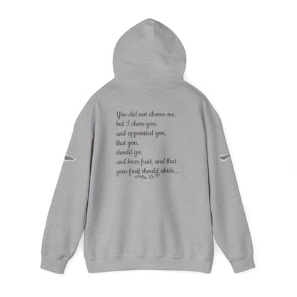 "Chosen &amp; Set Apart" Olive Leaf Graphic Pullover Hoodie — Unisex Sweatshirt