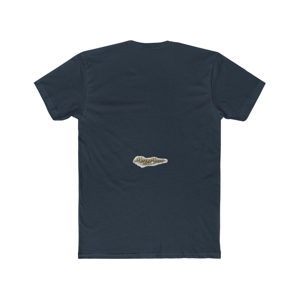 Not By Might Tee — Zechariah 4:6 Vintage Cloud Typography