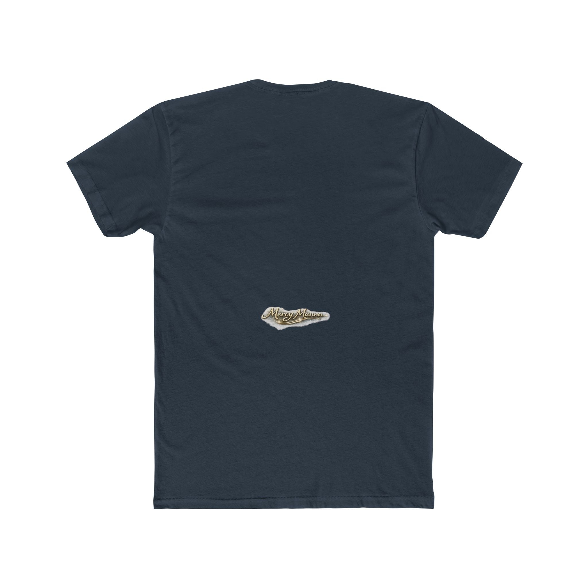 Not By Might Tee — Zechariah 4:6 Vintage Cloud Typography