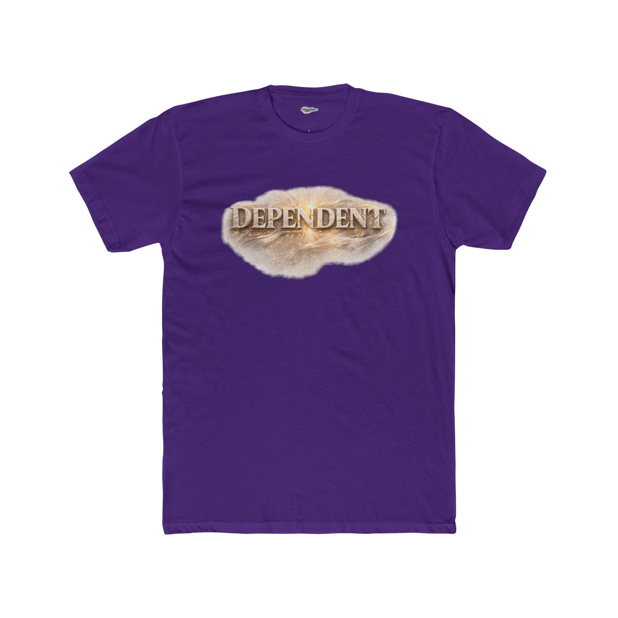 Not By Might Tee — Zechariah 4:6 Vintage Cloud Typography