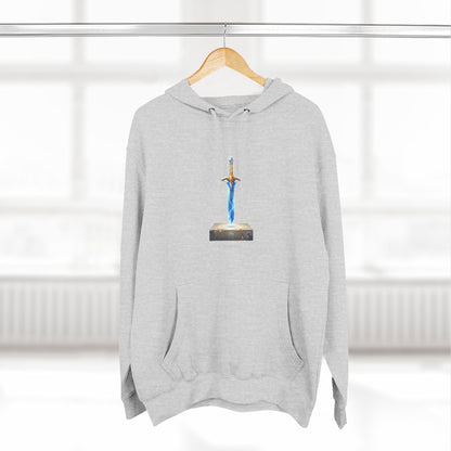 "Hebrews 4:12" Sword Graphic Pullover Hoodie — Unisex Fleece Sweatshirt