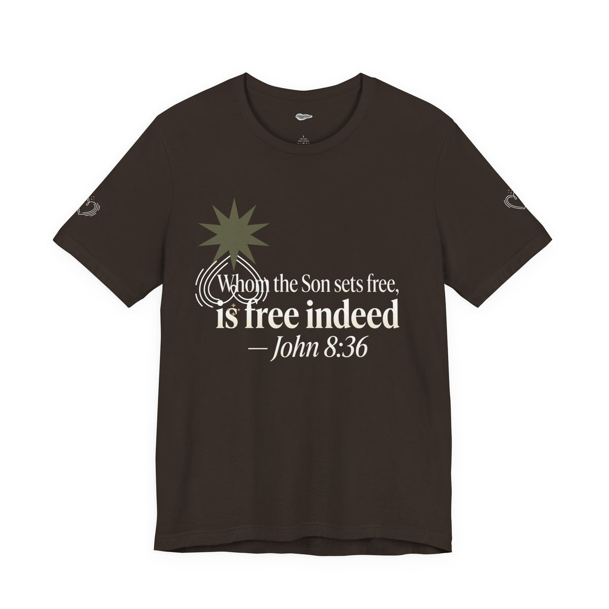 Free Indeed Graphic Tee — Short Sleeve Cotton T-Shirt