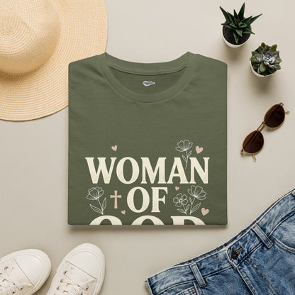 Woman of God Inspirational T-Shirt — LOVE Graphic Tee