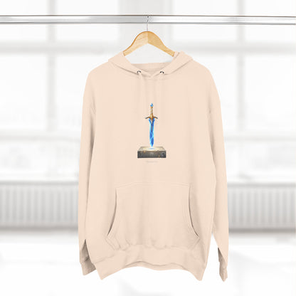 "Hebrews 4:12" Sword Graphic Pullover Hoodie — Unisex Fleece Sweatshirt