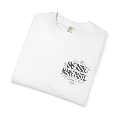 Mercy Manna One Body Many Parts Inspirational T-Shirt