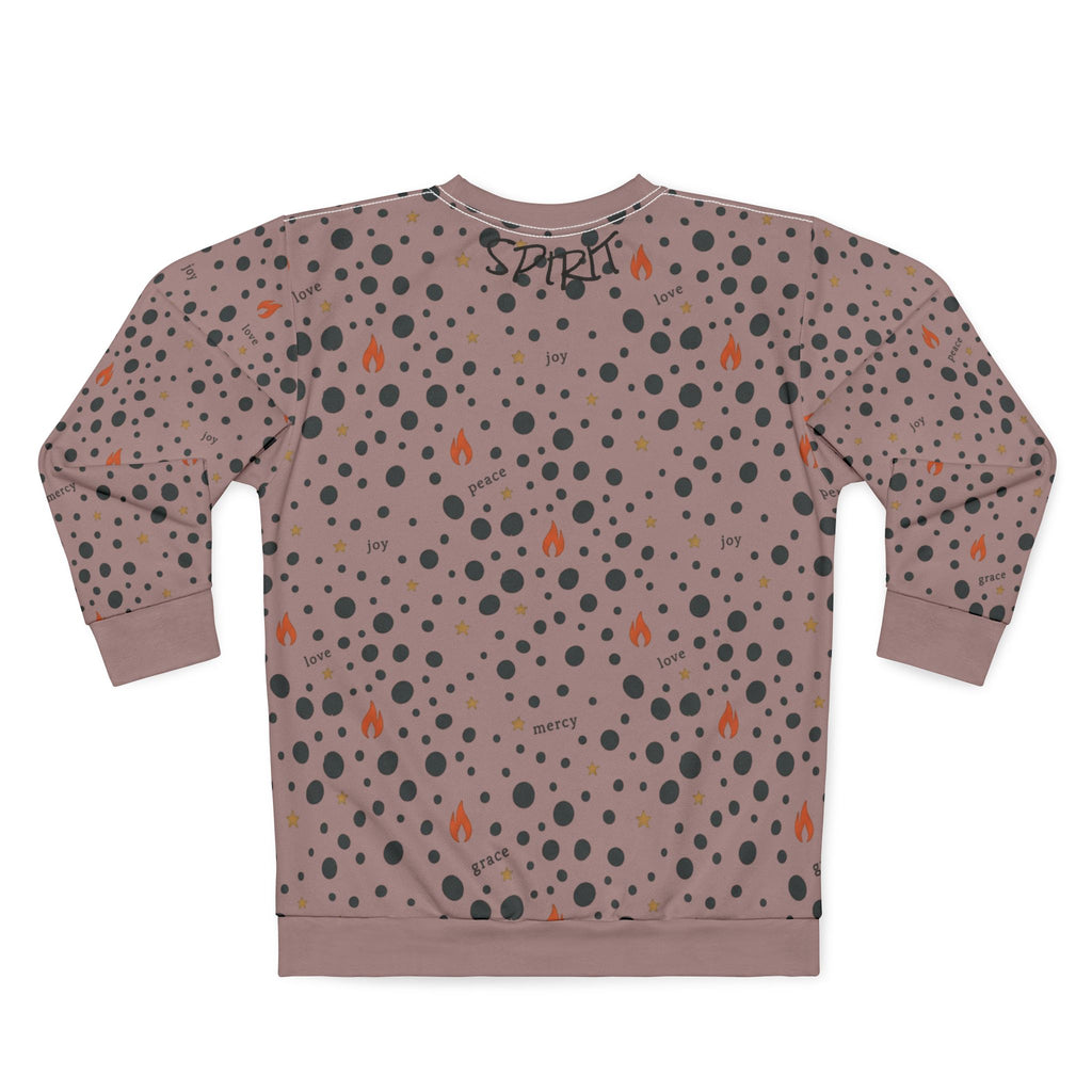 Polka Dot Cozy Spirit Sweatshirt –fruit of the Spirit