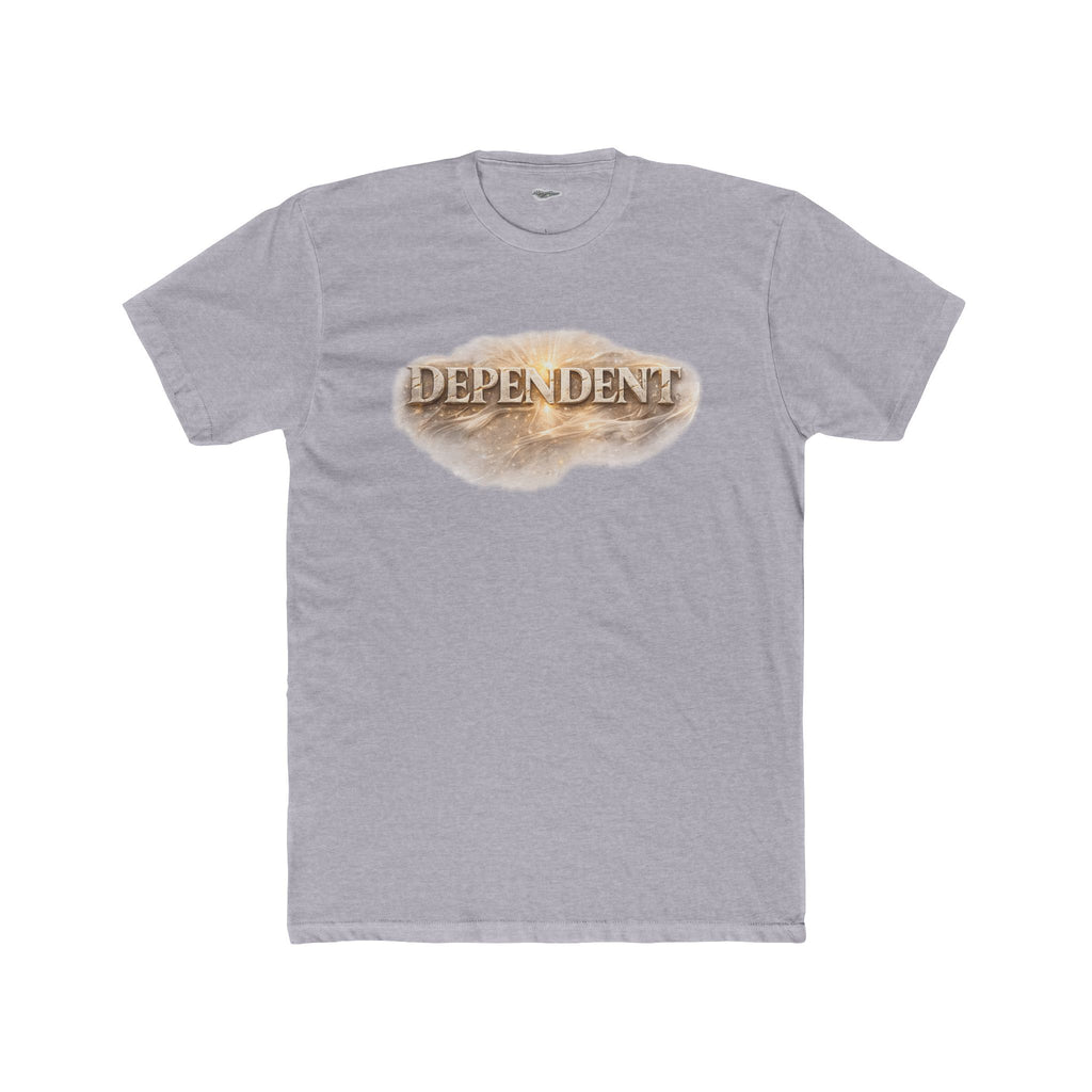 Not By Might Tee — Zechariah 4:6 Vintage Cloud Typography