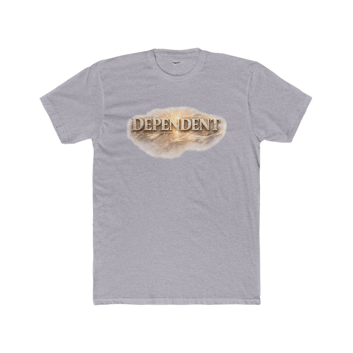 "Not By Might" Vintage Cloud Typography Tee — Unisex Zechariah 4:6 Graphic T-Shirt