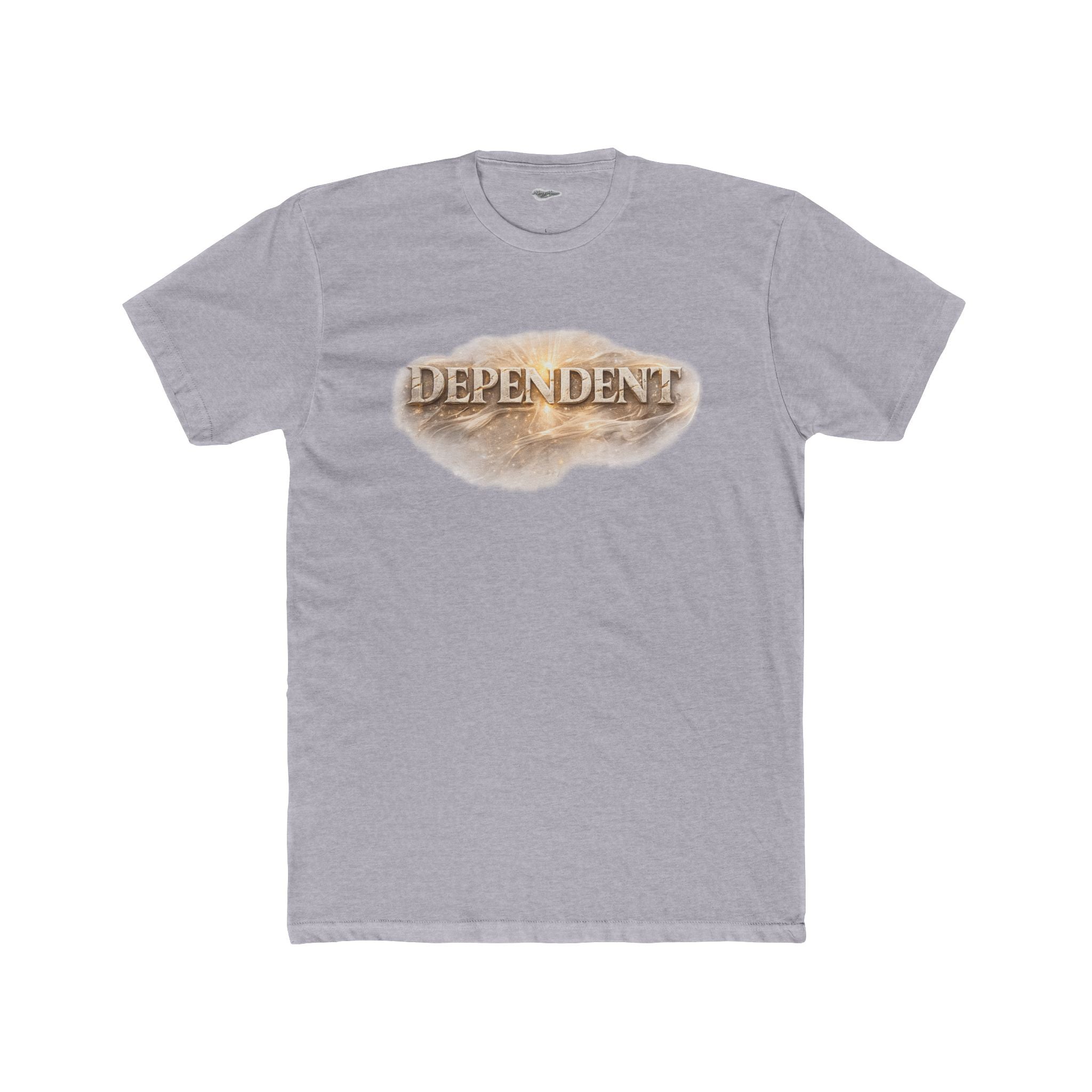 Not By Might Tee — Zechariah 4:6 Vintage Cloud Typography