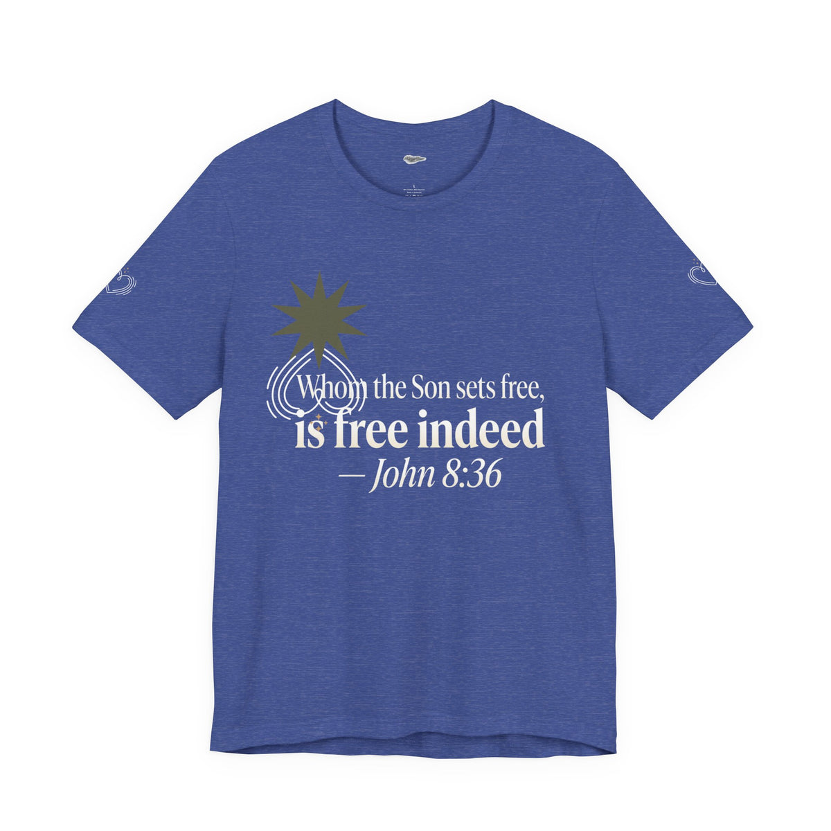 Free Indeed Graphic Tee — Short Sleeve Cotton T-Shirt
