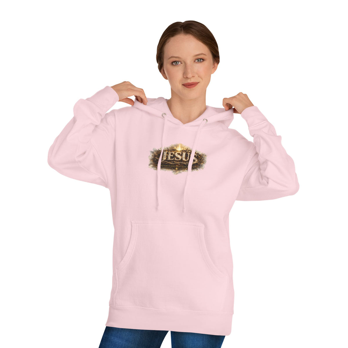 Graphic Hoodie — Rustic Gold Crown of thorns Pullover
