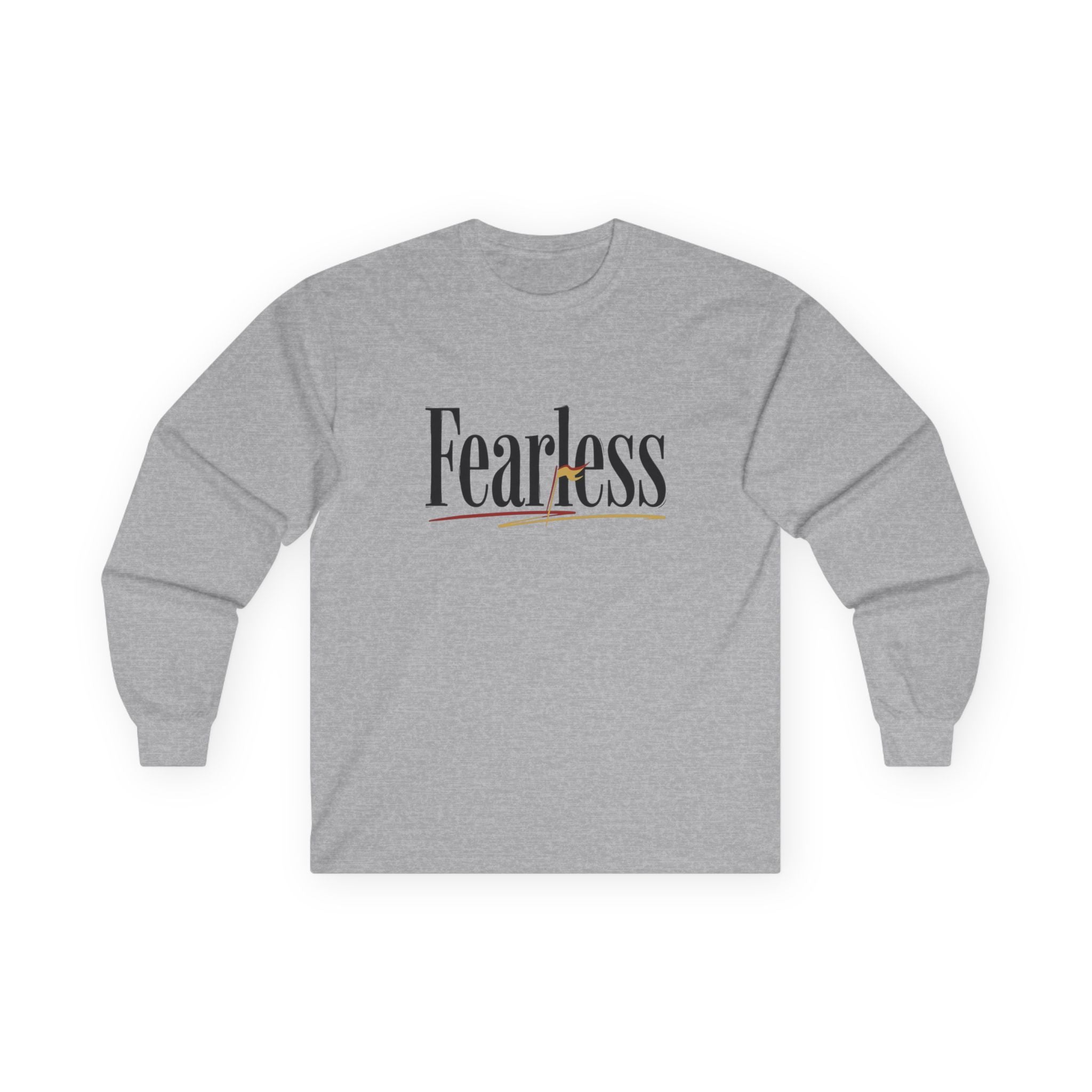 "Fearless" Freed From Fear Long Sleeve Graphic Tee — Unisex Cotton Shirt
