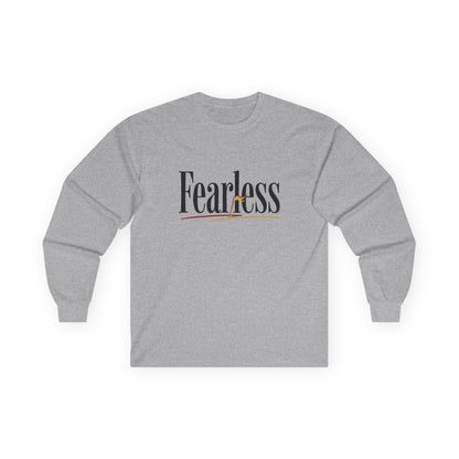 "Fearless" Freed From Fear Long Sleeve Graphic Tee — Unisex Cotton Shirt