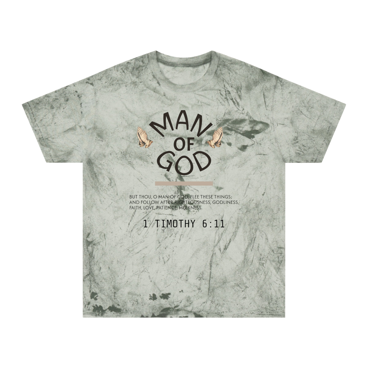 Man of God Tie-Dye T-Shirt — 1 Timothy Graphic Tee