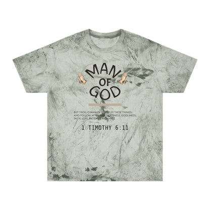 Man of God Tie-Dye T-Shirt — 1 Timothy Graphic Tee
