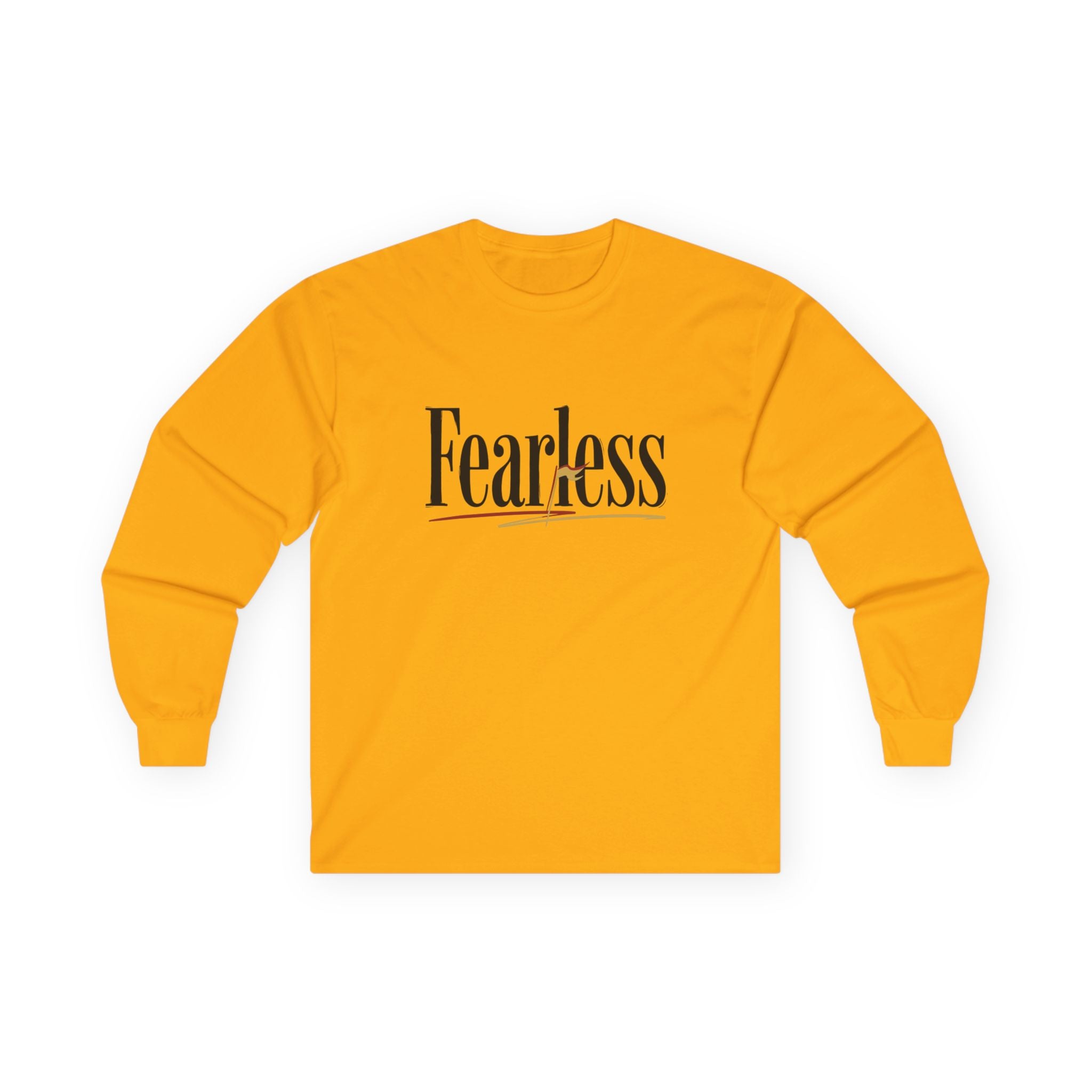 "Fearless" Freed From Fear Long Sleeve Graphic Tee — Unisex Cotton Shirt