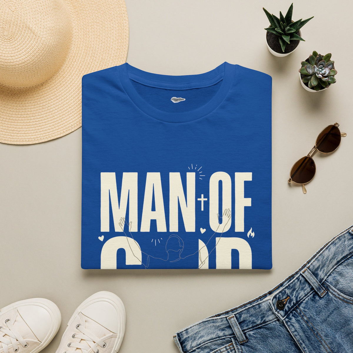 Man of God Graphic T-Shirt — Bold LOVE Tee