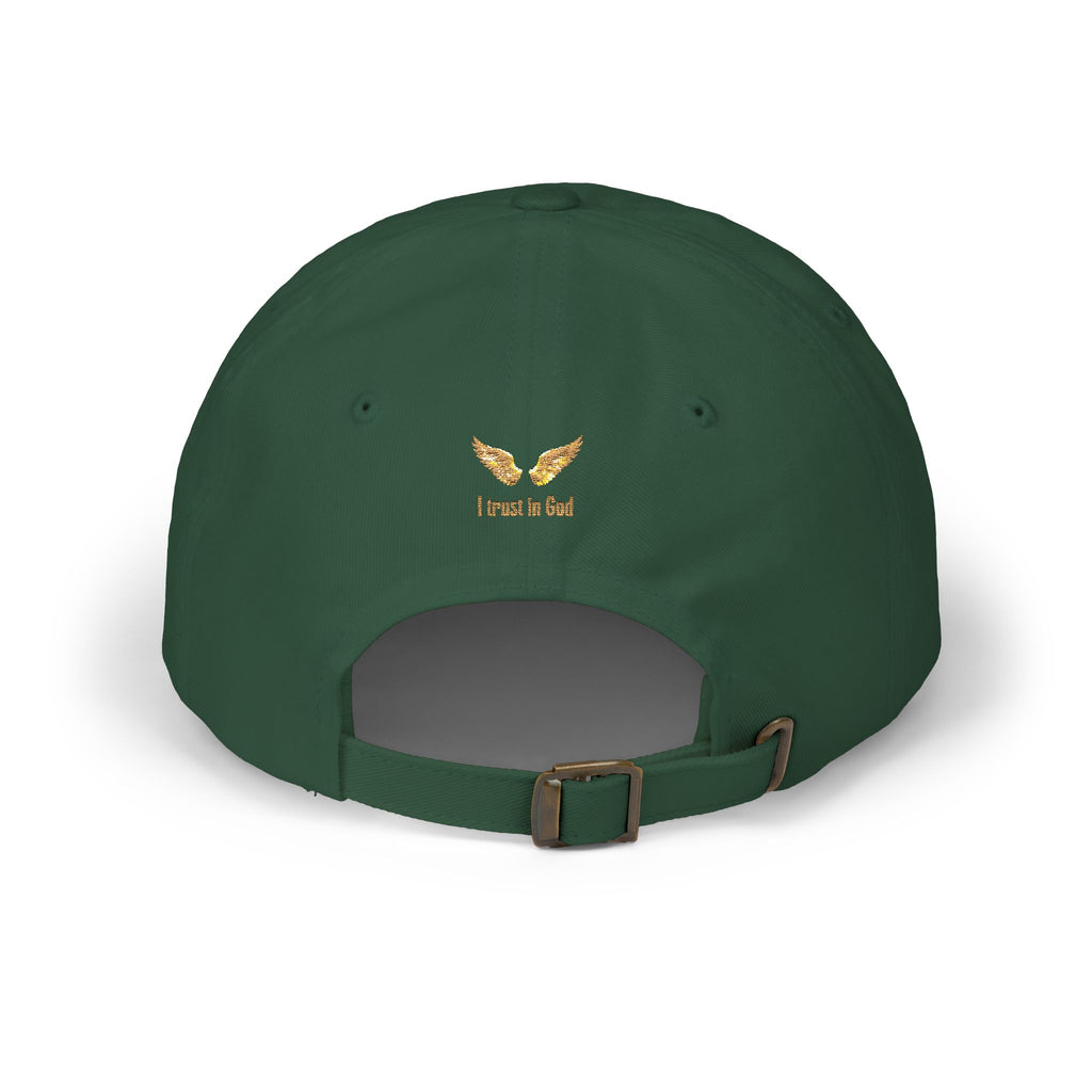 I Trust in God Dad Cap — Gold Wing