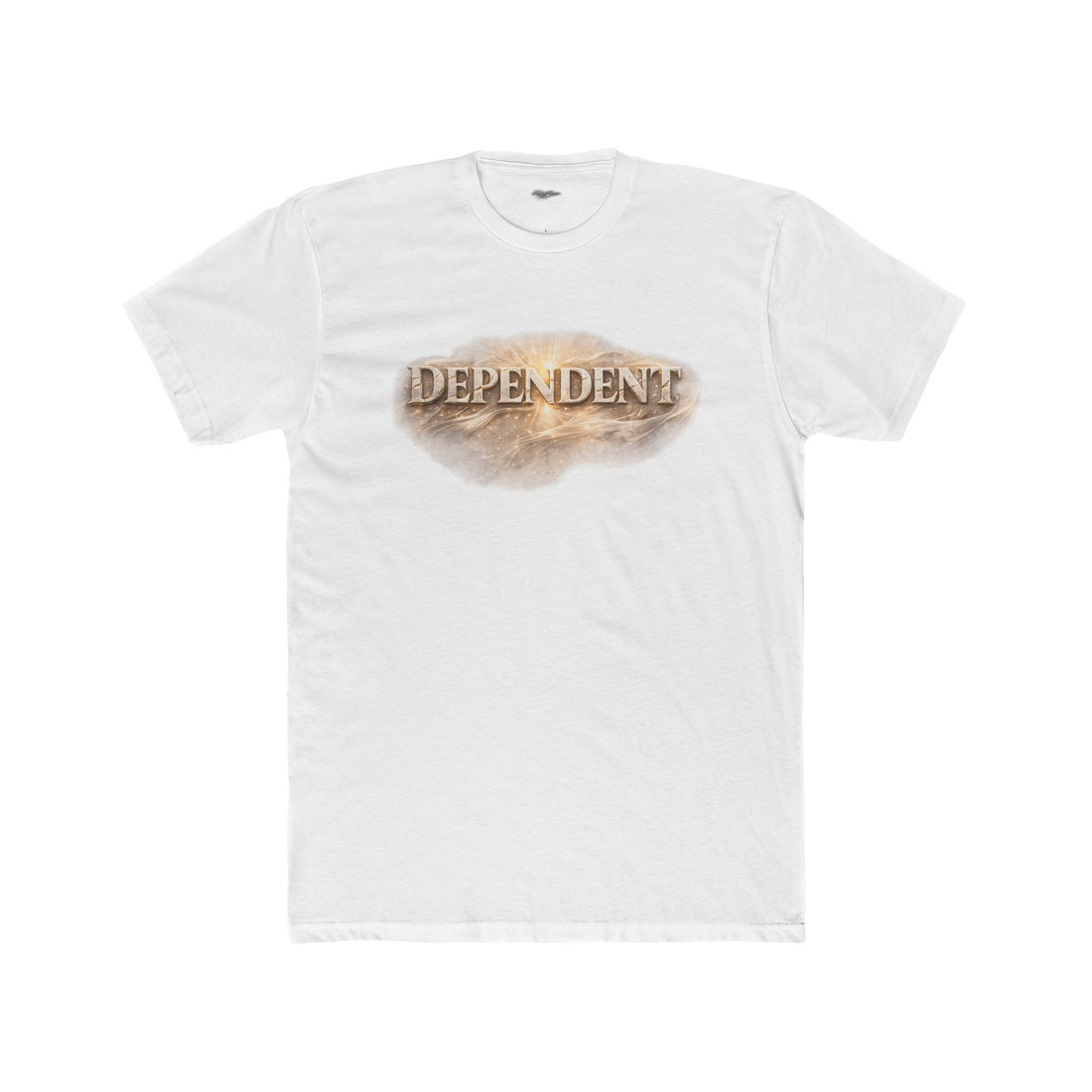 "Not By Might" Vintage Cloud Typography Tee — Unisex Zechariah 4:6 Graphic T-Shirt