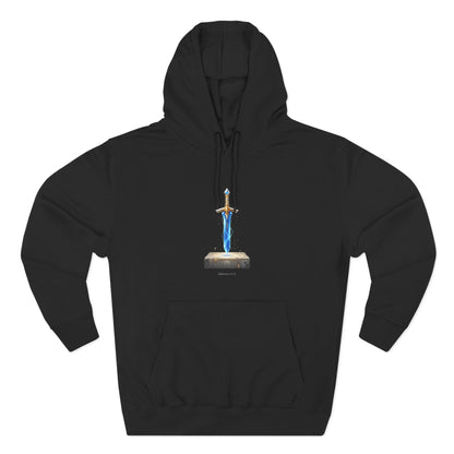"Hebrews 4:12" Sword Graphic Pullover Hoodie — Unisex Fleece Sweatshirt