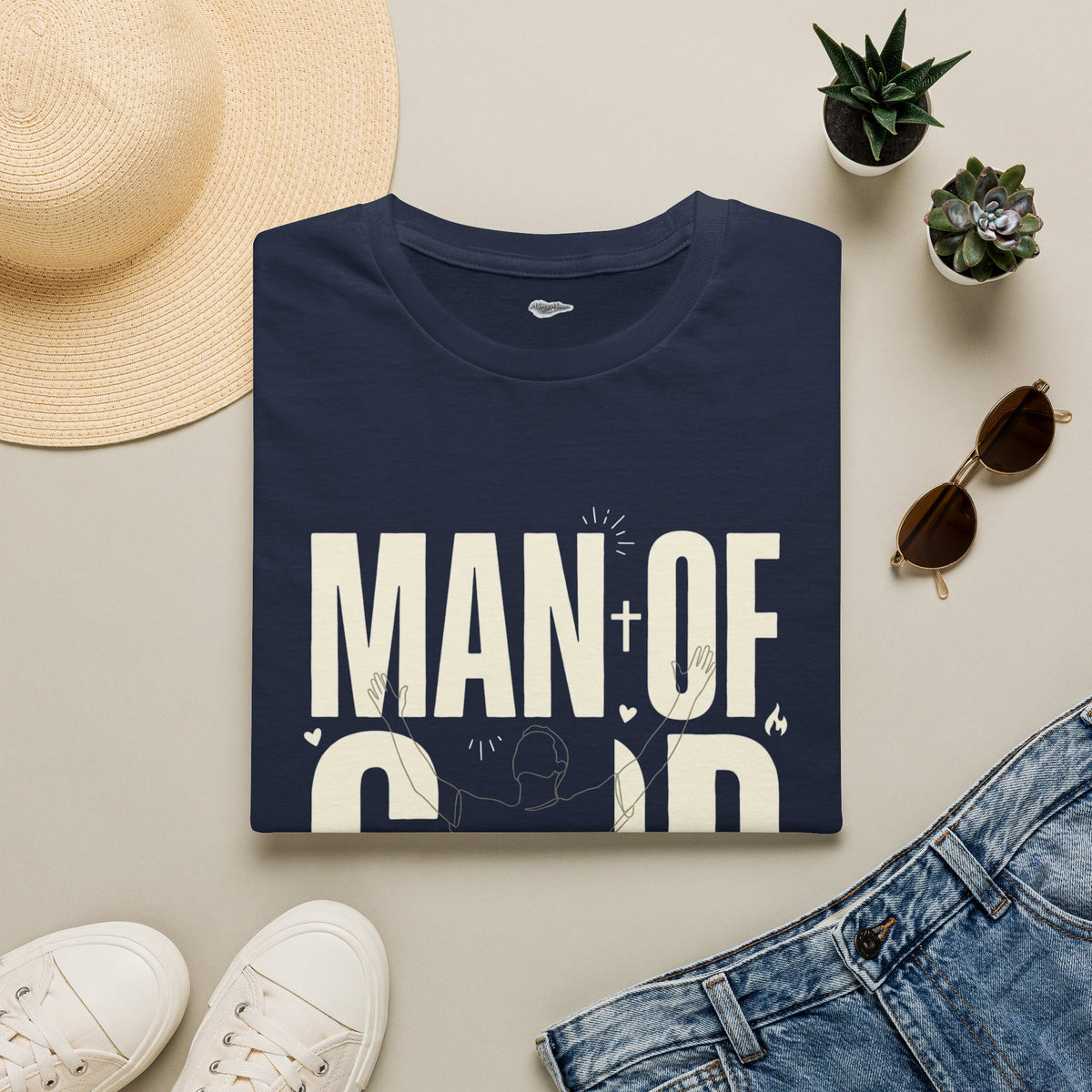 Man of God Graphic T-Shirt — Bold LOVE Tee
