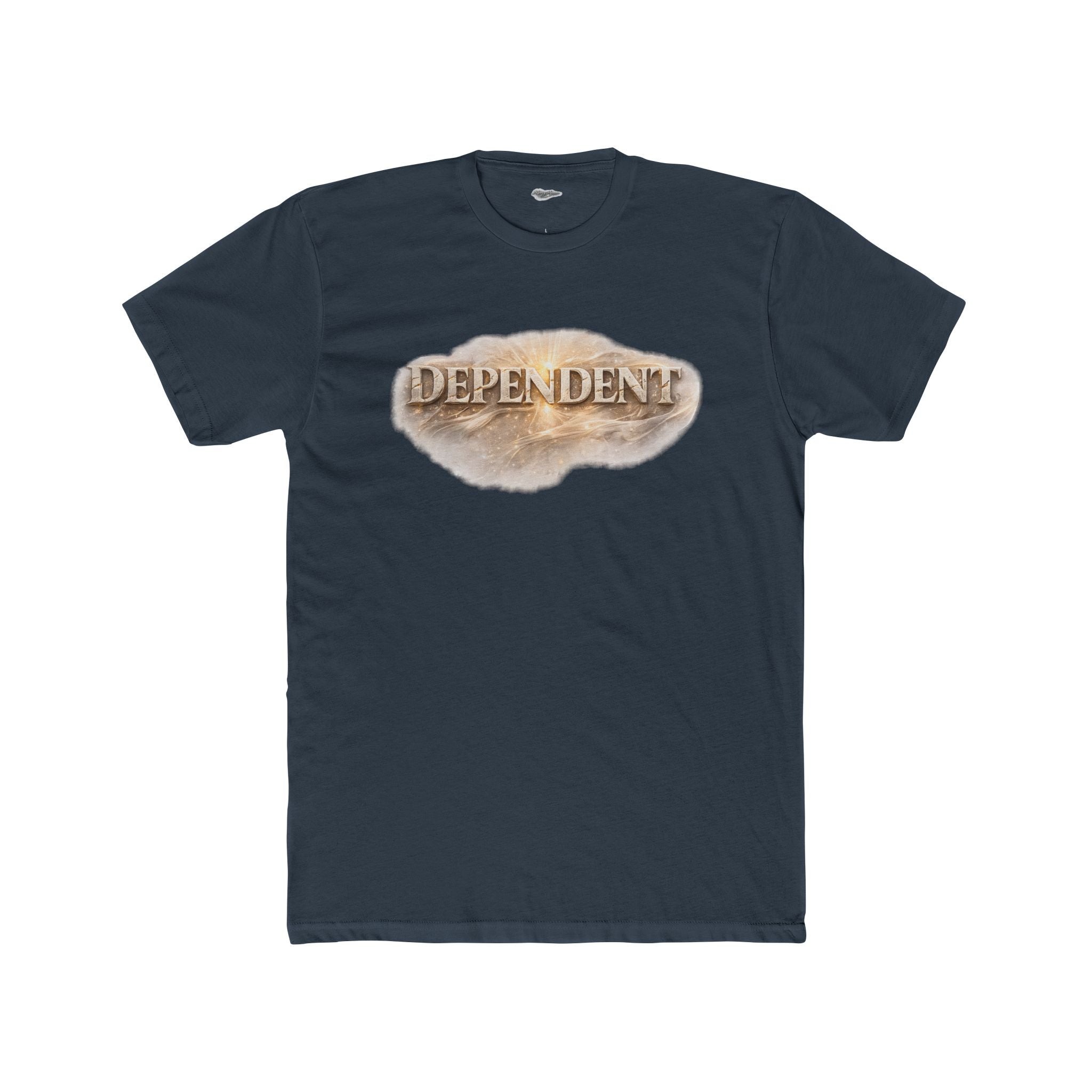 Not By Might Tee — Zechariah 4:6 Vintage Cloud Typography
