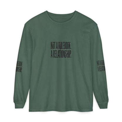 Mercy Manna Not a Rulebook a Relationship Long Sleeve T-Shirt