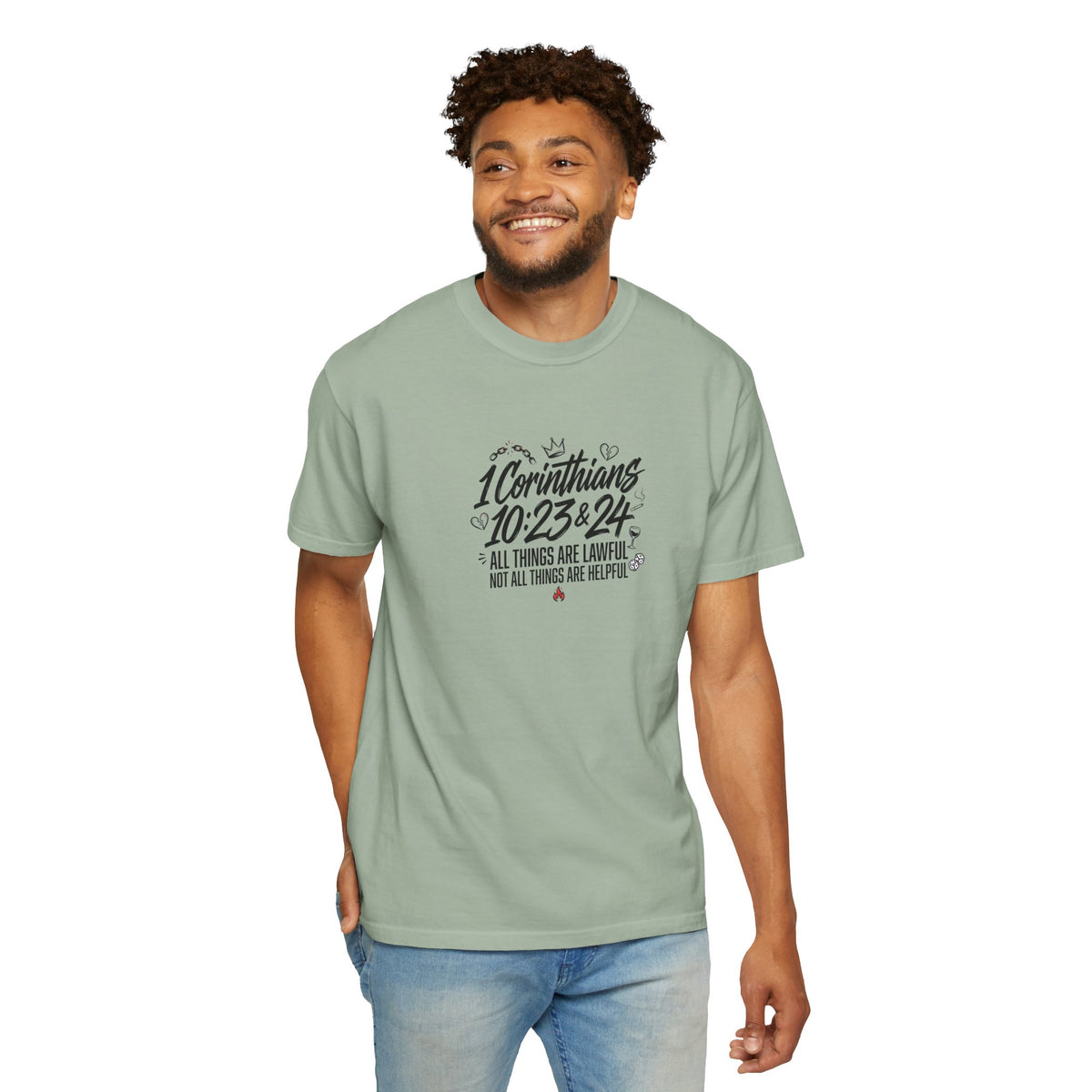 1 Corinthians 10:23-24 Scripture T-Shirt