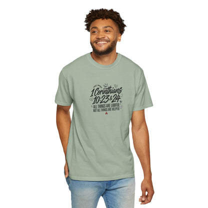 1 Corinthians 10:23-24 Scripture T-Shirt