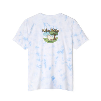 "The Lord Is My Shepherd" Tie-Dye Graphic Tee — Unisex Cotton T-Shirt