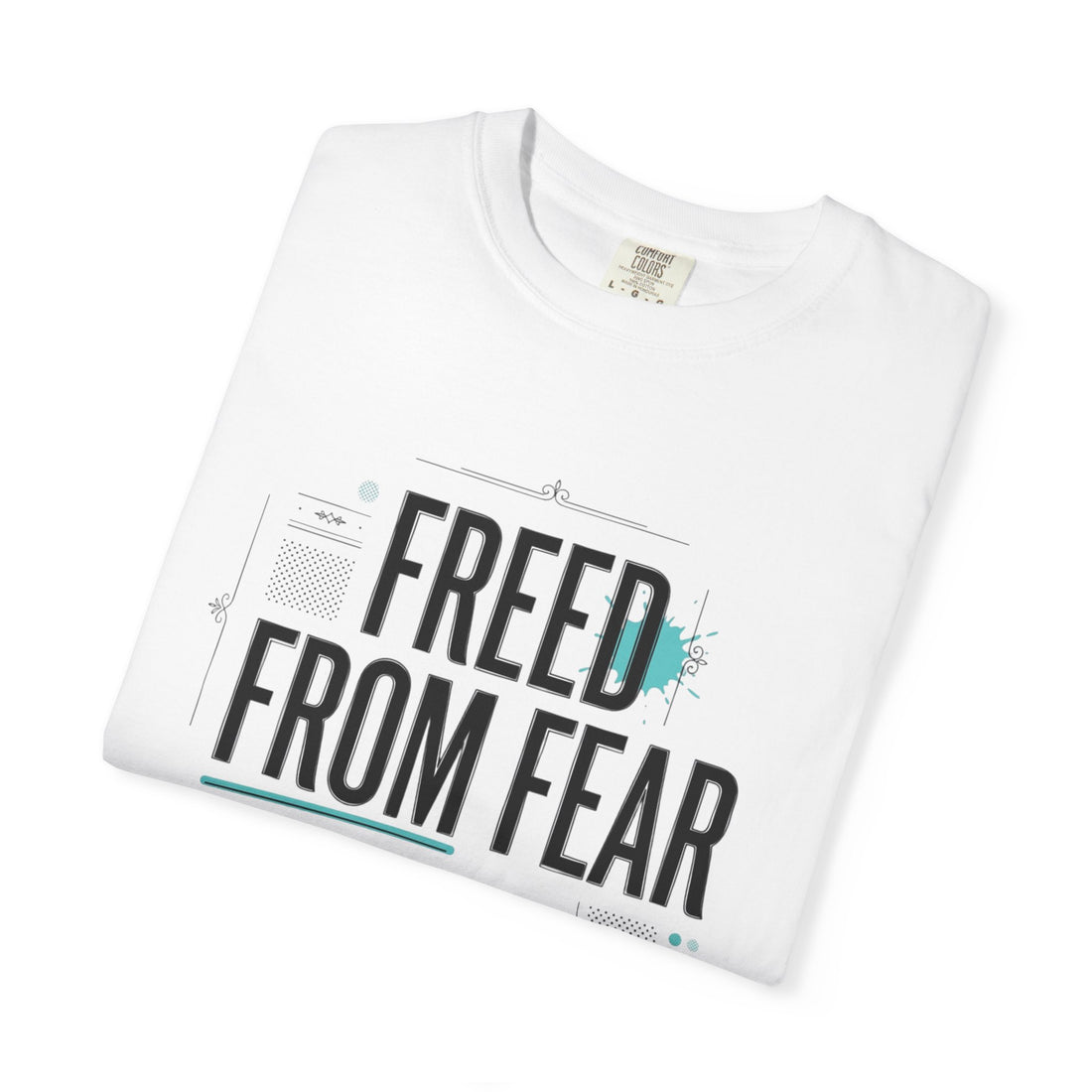 "Free Indeed" Garment-Dyed Graphic Tee — Unisex John 8:36 T-Shirt