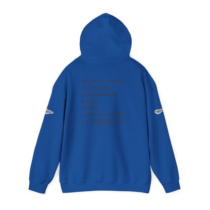 "Chosen &amp; Set Apart" Olive Leaf Graphic Pullover Hoodie — Unisex Sweatshirt