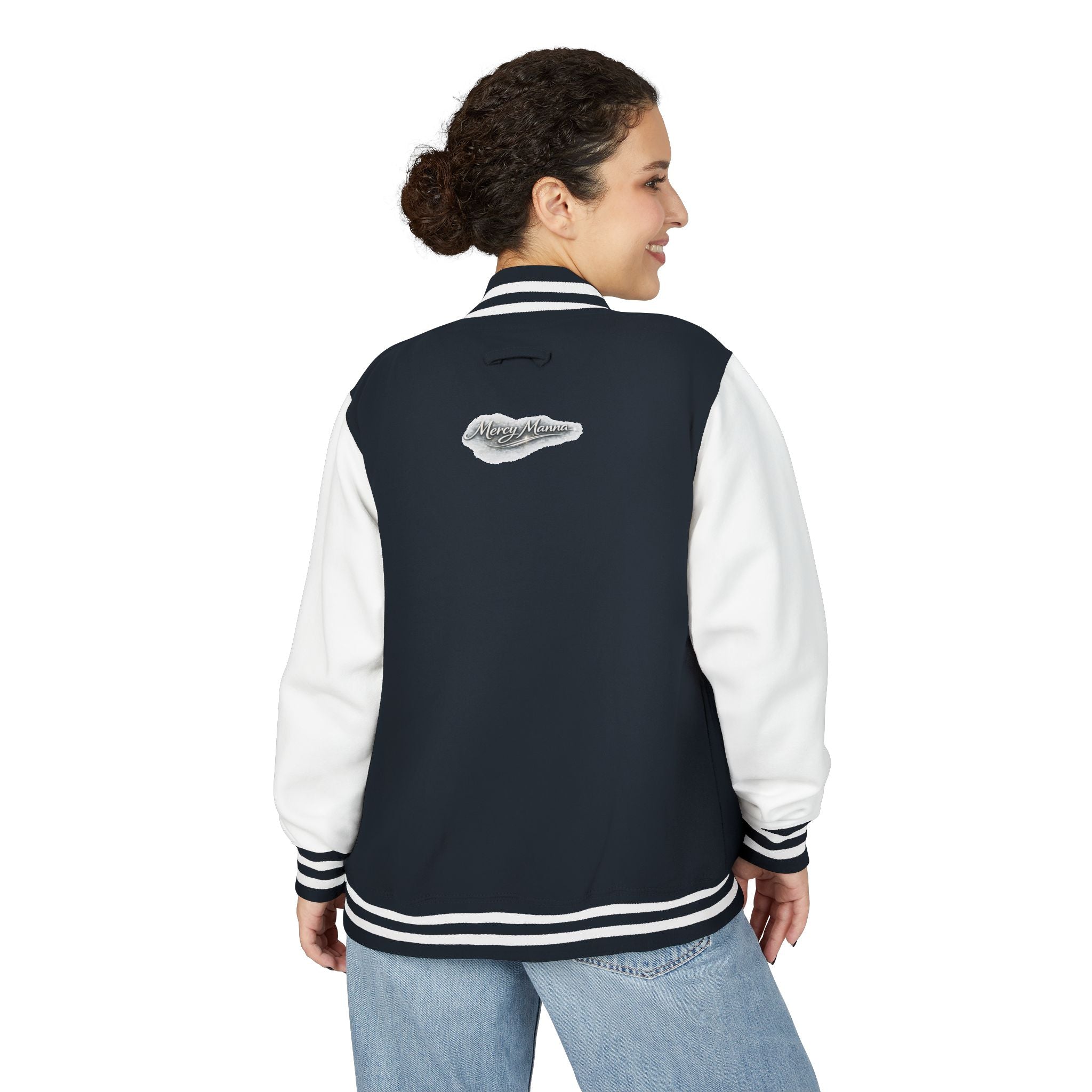 Christian Letterman Jacket — "I Am That I Am" Retro Faith Streetwear
