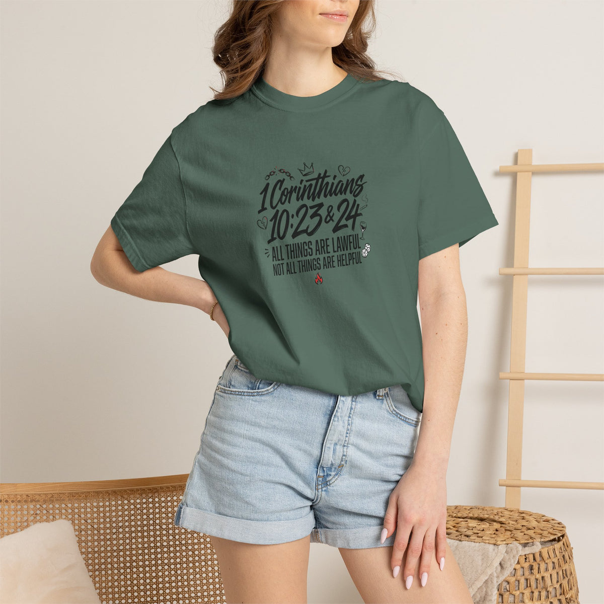 1 Corinthians 10:23-24 Scripture T-Shirt