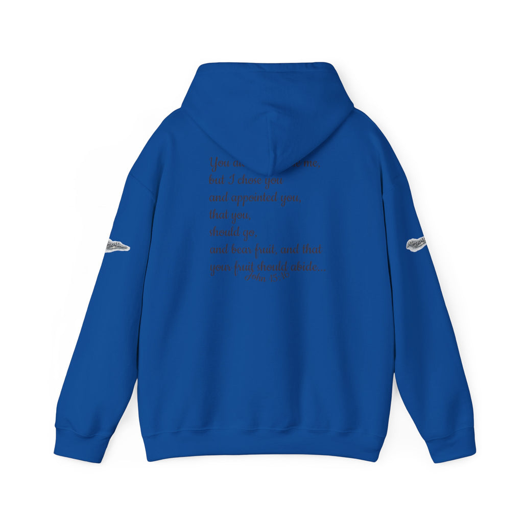 Christian Hoodie — "Chosen & Set Apart" Olive Leaf Faith Sweatshirt