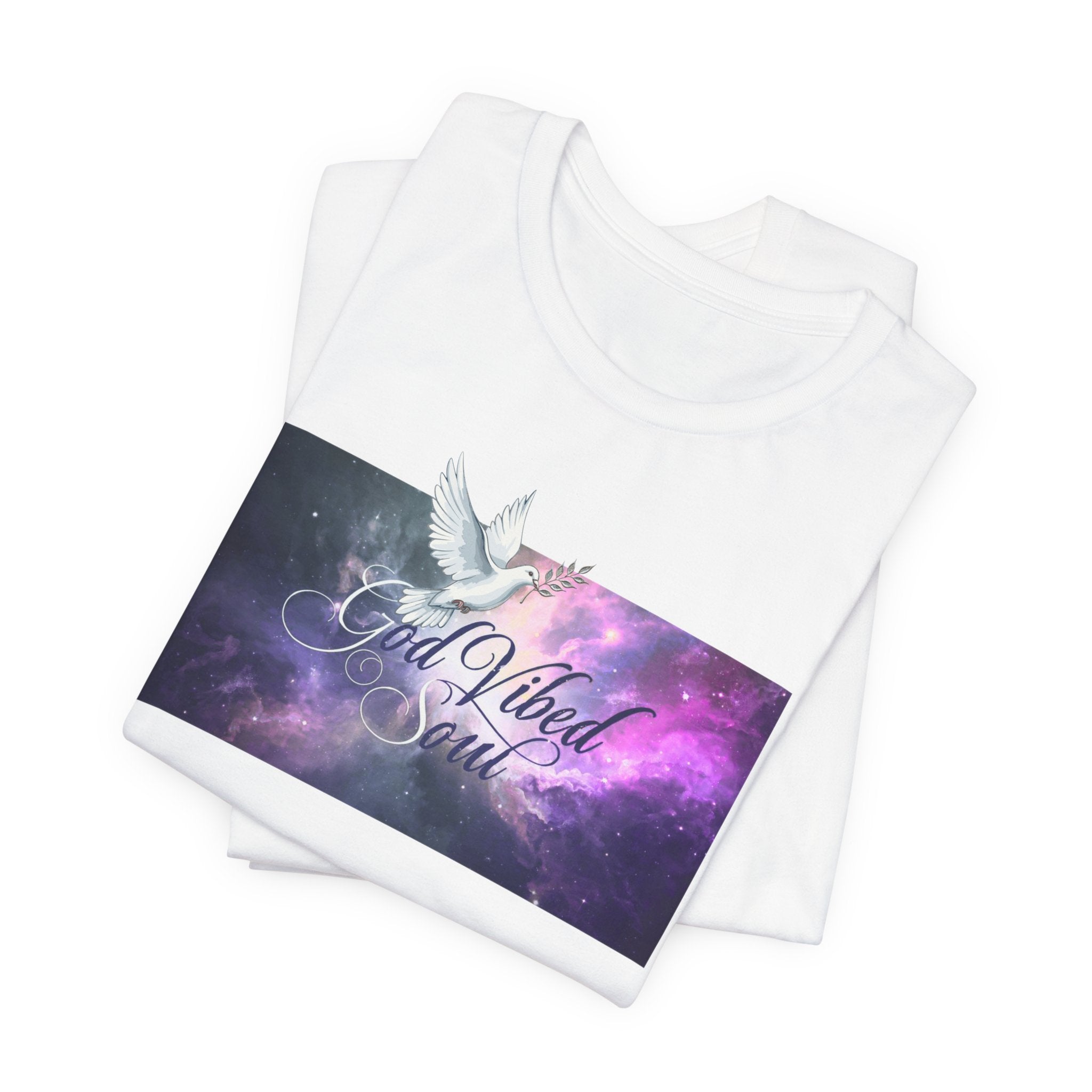 Christian Unisex Faith Tee — "God-Vibed Soul" Classic Jersey Short Sleeve
