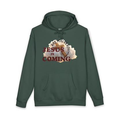 "Are You Ready?" Graphic Pullover Hoodie — Unisex Fleece Sweatshirt