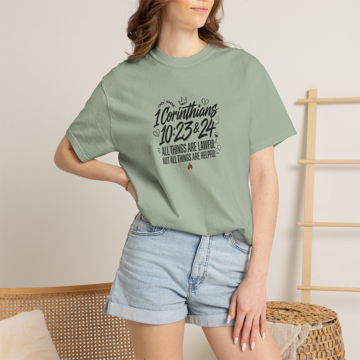 1 Corinthians 10:23-24 Scripture T-Shirt