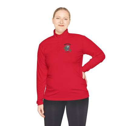 "Breastplate of Righteousness" Quarter-Zip Pullover — Unisex Graphic Sweatshirt