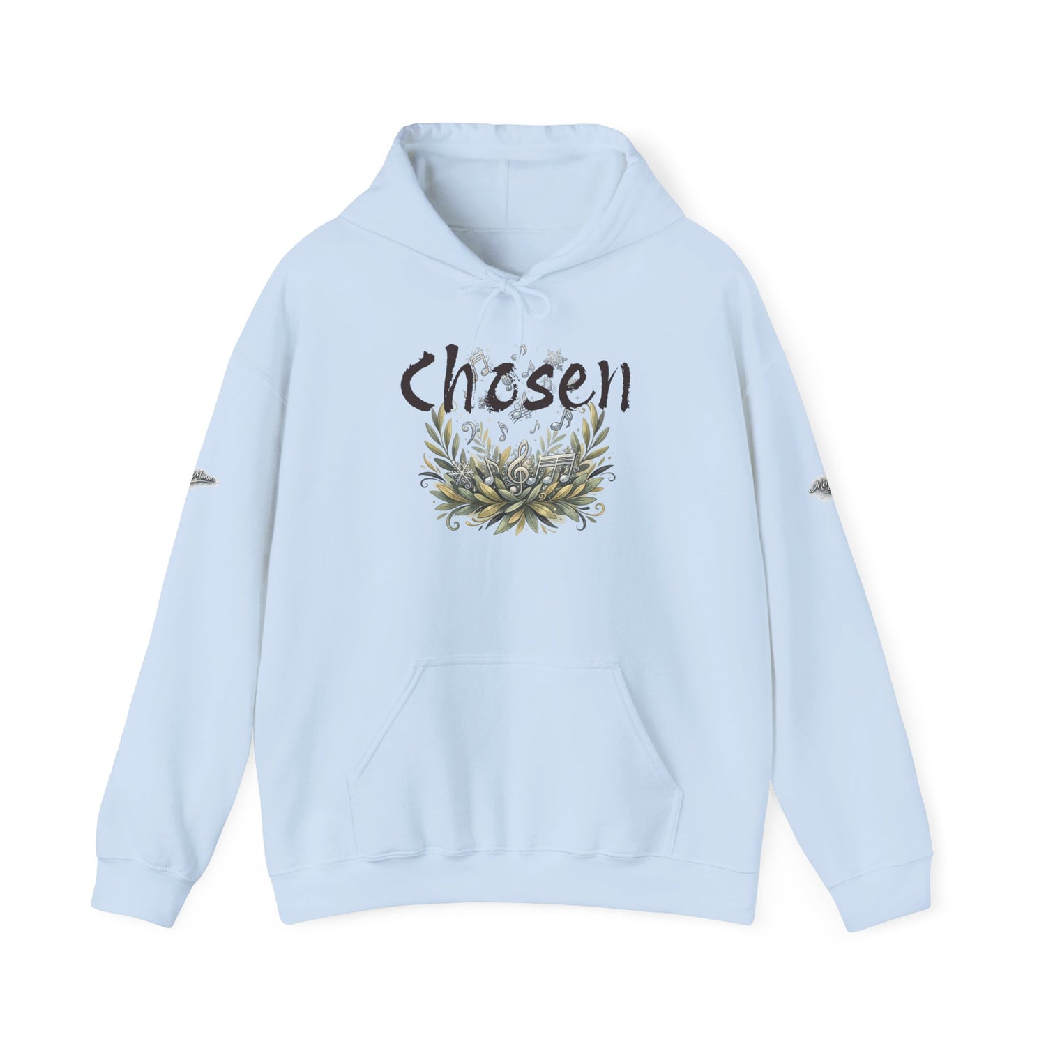 "Chosen &amp; Set Apart" Olive Leaf Graphic Pullover Hoodie — Unisex Sweatshirt