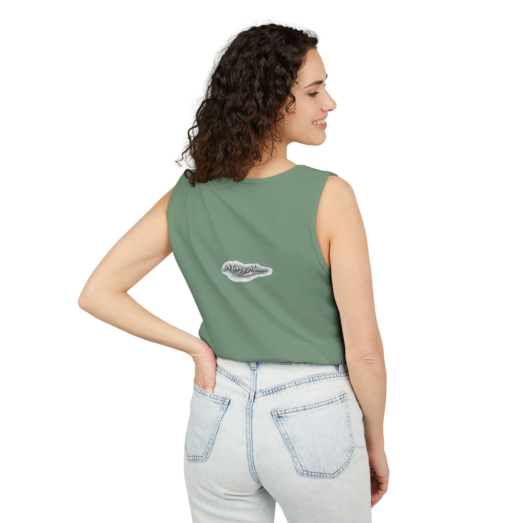 Graced to Be Holy Tank Top — Dove Graphic Print